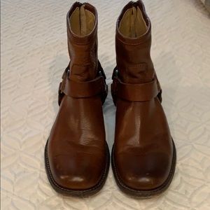 Frye Phillips Harness Booties size 6.5